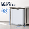 Mini chladnička s negatívnou teplotou 170 L -18°C biela