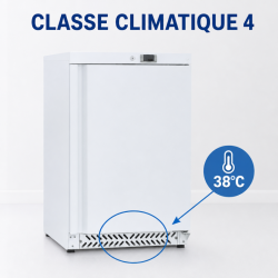 Mini chladnička s negatívnou teplotou 170 L -18°C biela