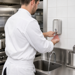 Distributeur Savon Mural Inox 800 ml AISI 304