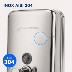 Distributeur Savon Mural Inox 800 ml AISI 304