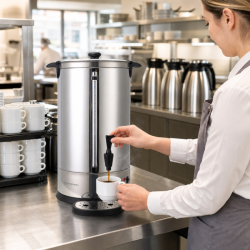 Professional Percolator 14 L 100 Cups 1650 W Stainless Steel