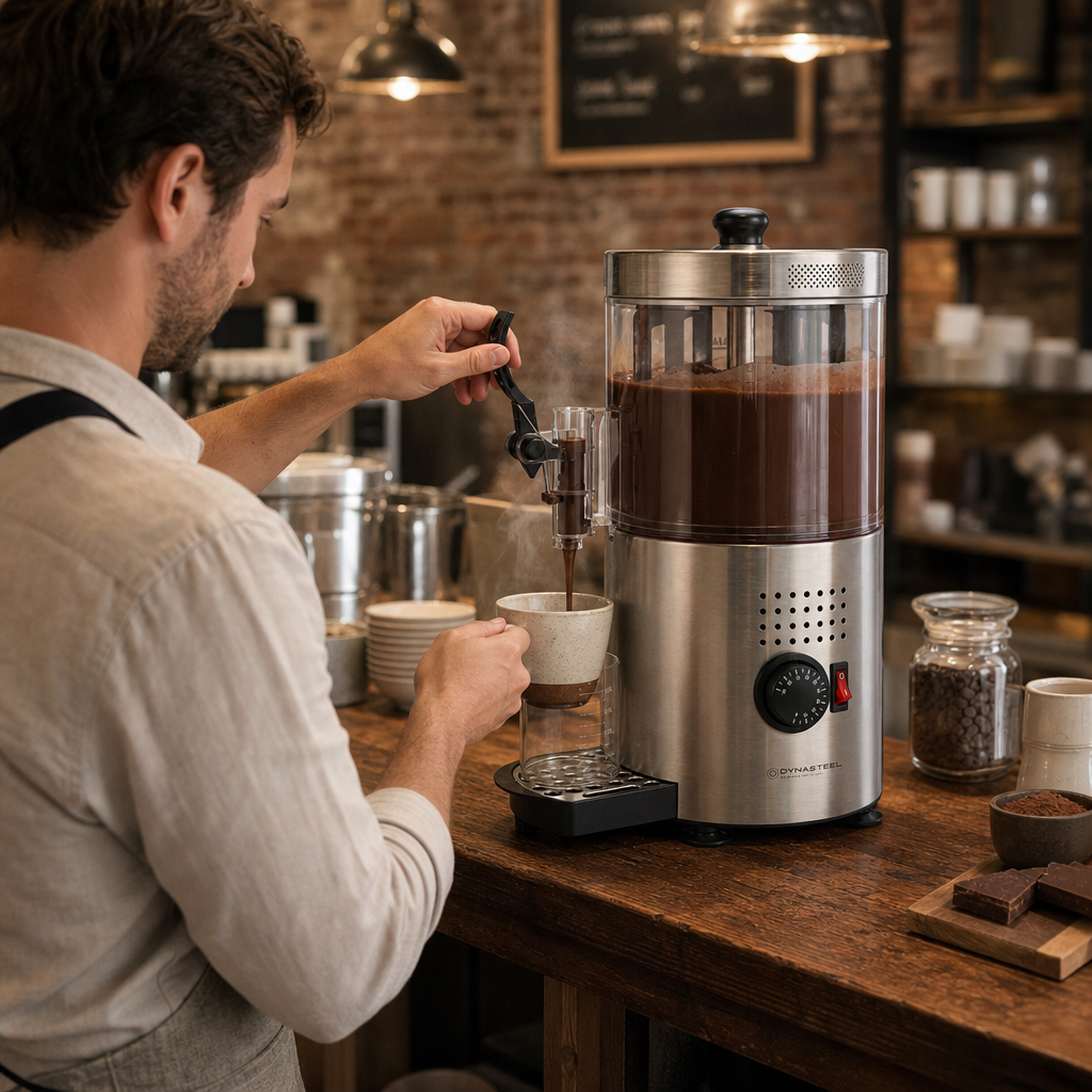 Chocolatière Professionnelle 3 L 1200 W — Thermostat 90°C