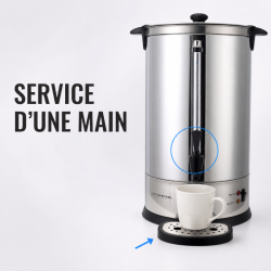 Percolátor Profesionálny 14 L 100 Šálok 1650 W Inox