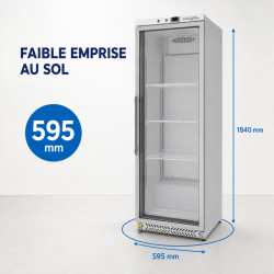 Positive Glass Door Refrigerated Cabinet 380 L 0/+8°C