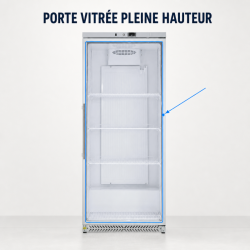 Positive Refrigerated Cabinet 590 L Glazed 0/+8°C