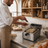Friteza Profesionálna 10 L 3000 W Inox — Termostat