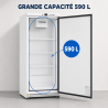Positive Refrigerated Cabinet 590 L 0/+8°C Solid Door