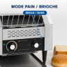 Professional Conveyor Toaster 2200 W Stainless Steel — Dynasteel