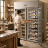 Positive Refrigerated Cabinet 1400 L 2 Glass Doors GN 2/1