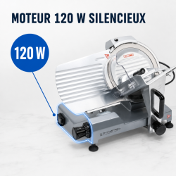 Krájačka na šunku Pro 220 mm 120 W s gravitáciou