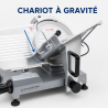 Krájačka na šunku Pro 220 mm 120 W s gravitáciou