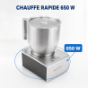 Mousseur à Lait 0,4 L 650 W Inox – Dynasteel