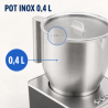 Milk Frother 0.4 L 650 W Stainless Steel – Dynasteel
