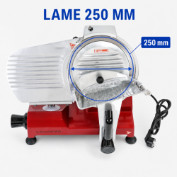 Gravitačná krájačka na šunku 250 mm 150 W Hliník