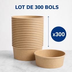 Miska na šalát Kraft 500 ml Ø 150 mm — Sada 300