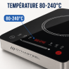 Indukčná varná doska Pro 2500 W — 80-240°C, Digitálna