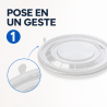 PET veko Ø 165 mm pre šalátovú misku 1300 ml - x300