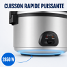 Cuiseur à Riz Professionnel 12 L 2850 W Inox — CHR