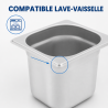 Bac Gastro GN 1/6 Inox Hĺbka 200 mm - 3,4 L