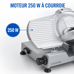 Krájačka na šunku Pro 300 mm 250 W s gravitáciou