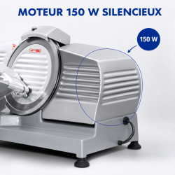 Krájačka na šunku Pro 250 mm 150 W s gravitáciou