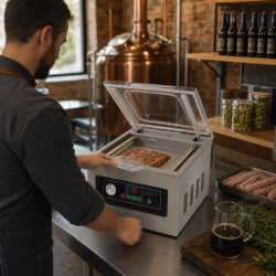 Stroj Sous Vide s komorou 900 W - Zváranie 400 mm Nerez