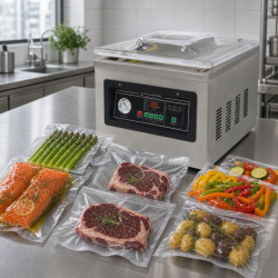 Stroj Sous Vide s komorou 900 W - Zváranie 400 mm Nerez
