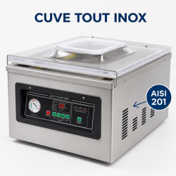Stroj Sous Vide s komorou 900 W - Zváranie 400 mm Nerez
