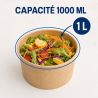 Kraftová šalátová misa 1000 ml Ø 150 mm - Sada 300