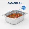 Bac Gastro GN 2/3 Inox 9 L - Hĺbka 100 mm