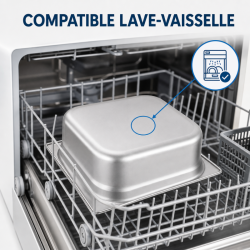 Bac Gastro GN 2/3 Inox 9 L - Profondeur 100 mm