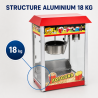 Profesionálny stroj na popcorn 1400 W — Nerezová nádoba