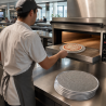 Plaque à Pizza Perforée Ø 250 mm Aluminium — Dynasteel