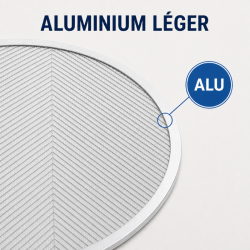 Plaque à Pizza Perforée Ø 250 mm Aluminium — Dynasteel