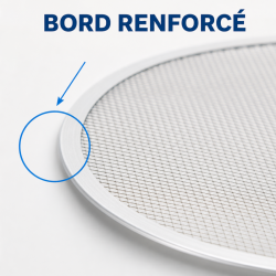 Perforated Pizza Plate Ø 250 mm Aluminum — Dynasteel