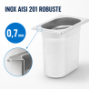 Bac Gastro GN 1/9 Inox - Prof. 150 mm - 1,4 L