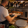 Perforovaný plech na pizzu Ø 350 mm Hliník — Pro