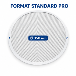 Perforovaný plech na pizzu Ø 350 mm Hliník — Pro