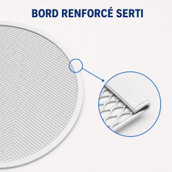 Perforovaný plech na pizzu Ø 350 mm Hliník — Pro