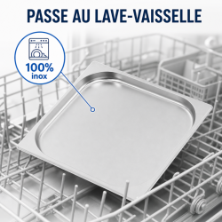 Bac Gastro GN 2/3 Inox — Hĺbka 20 mm, 1,35 L