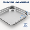 Bac Gastro GN 2/3 Inox — 40 mm, 3 L, Umývačka riadu