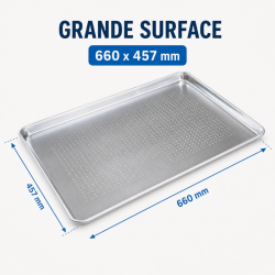 Perforovaná hliníková prezentačná doska 660 x 457 mm