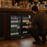 Arrière-Bar Réfrigéré 209 L 2 Portes Vitrées — Ventilé