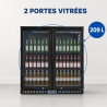 Arrière-Bar Chladený 209 L 2 Sklenené Dvere — Vetraný