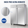Negative Cabinet 1400 L Stainless Steel 2 Doors GN 2/1 Ventilated