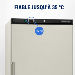 Mraznička z nehrdzavejúcej ocele 510 L Ventilovaná -18/-22 °C