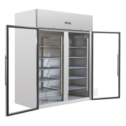 Armoire Réfrigérée Positive 1400 L 2 Portes Vitrées GN 2/1