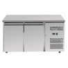 Positive Refrigerated Table 2 Doors 228 L Ventilated Stainless Steel