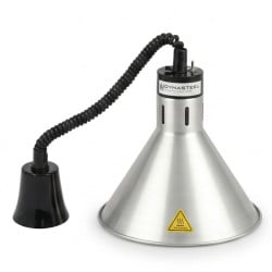 Silver Conical Heat Lamp Dynasteel - Keeps food warm for catering professionals