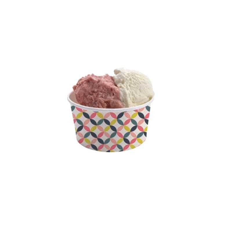 Pot à Glace et à Dessert 150 ml - Format Médium - Ecoresponsable - Lot de 50